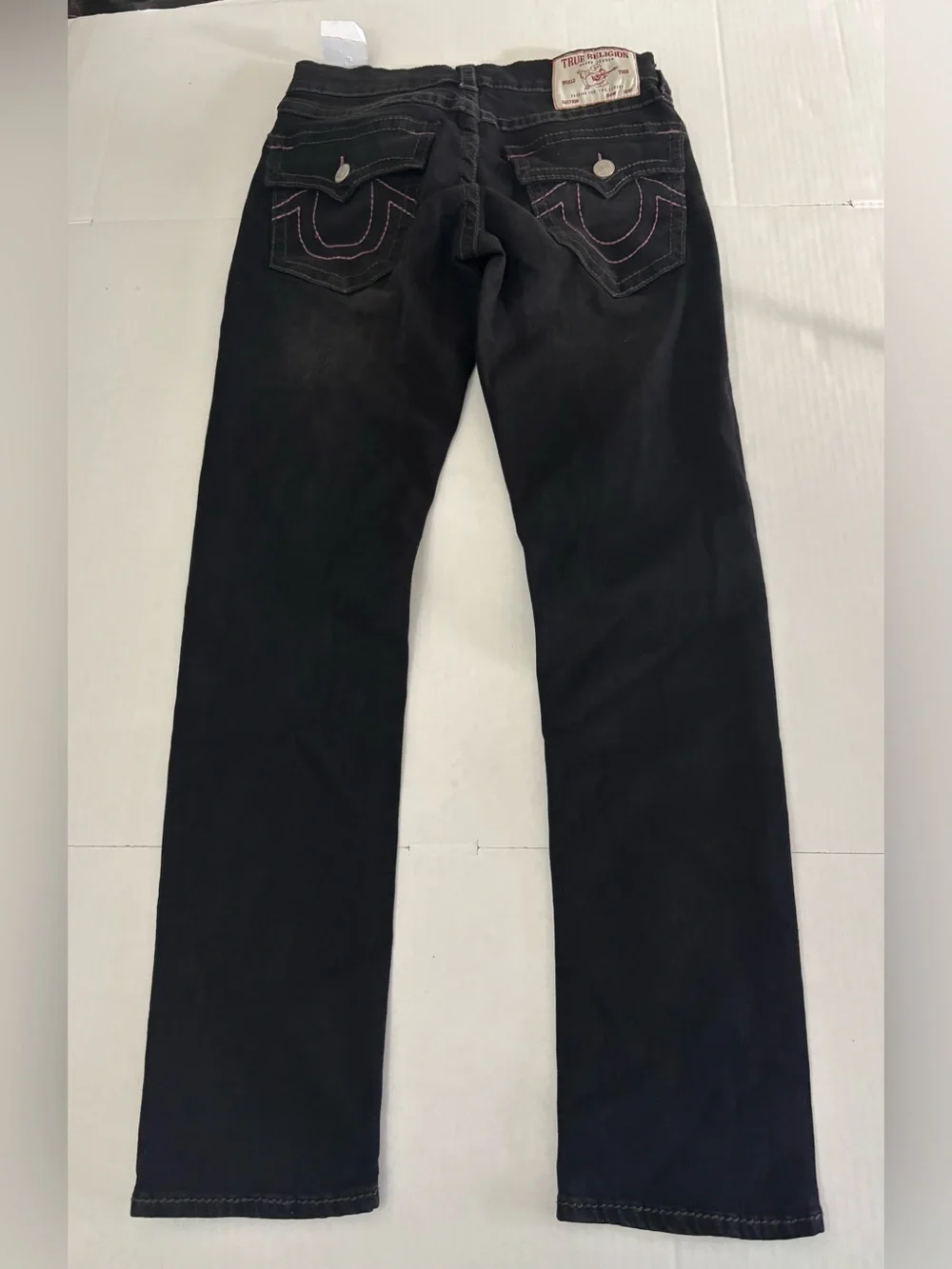 True Religion Jeans Geno Big T Flap Men's Relaxed Slim 700046 sz 29 inseam 31.5”